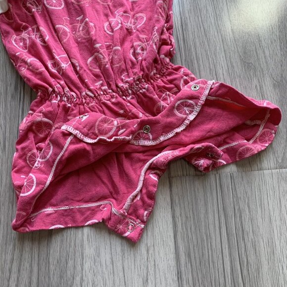 Kickee Pants Bicycles Diagonal Ruffle Romper - Picture 5 of 7